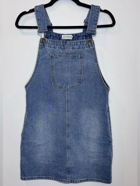 Sabo skirt Denim Overall pinafore sz XS